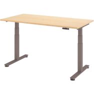 Bureau assis-debout série XDSM - 160x80 cm - Hammerbacher