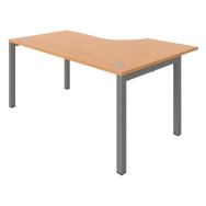 Bureau asymétrique Astro Arche 160 cm retour à gauche - Buronomic