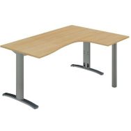 Bureau asymétrique retour à droite Dalia/Clap - Quadrifoglio