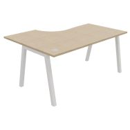 Bureau compact Partage retour droit 160 cm - Buronomic