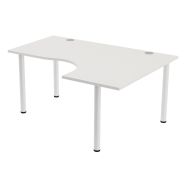 Bureau compact Tubo droite retour 120 cm - MBA