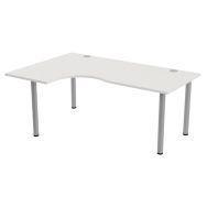 Bureau compact Tubo gauche retour 120 cm - MBA