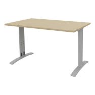 Bureau droit Dalia pieds réglables - Quadrifoglio