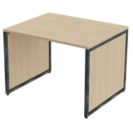 Bureau droit Kad pied panneau 100 x 80 cm - MBA