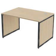 Bureau droit Kad pied panneau 120 x 80 cm - MBA