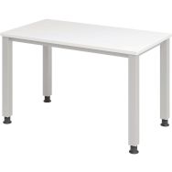 Bureau droit pieds carrés 120 cm - Hammerbacher