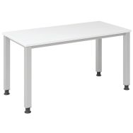 Bureau droit pieds carrés 140 cm - Hammerbacher