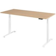 Bureau électrique 180 x 80 cm Chêne-Blanc