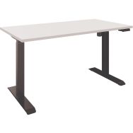 Bureau électrique avec plateau mélaminé 140 cm - Lutz - Eol