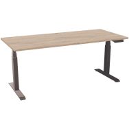 Bureau électrique en plateau mélaminé Axel - Eol
