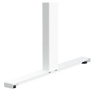 Bureau ergonomique électrique Max Ergo réglable en hauteur pièt. blanc