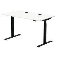 Bureau ergonomique électrique Max Ergo réglable en hauteur pièt. noir