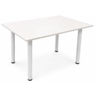 Bureau reconditionné - 120 x 80 cm - Pieds U - Blanc