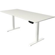 Bureau réglable Move 1 - Piètement blanc - 180x80 cm - Kerkmann