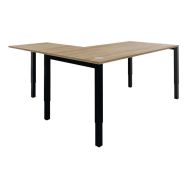 Bureau réglable droit Astro Arche 140x80+extension - Buronomic