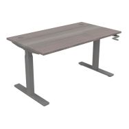 Bureau réglable par manivelle 140 x 80 cm EVO - Buronomic