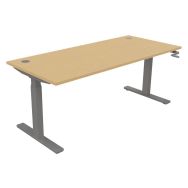 Bureau réglable par manivelle 180 x 80 cm EVO - Buronomic