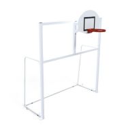 But multijeux 3x2m sur platine avec basket 2,60 m