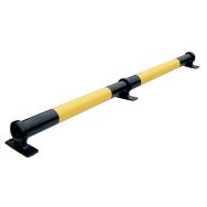 Butée de parking acier et fonte Noir/jaune - Viso