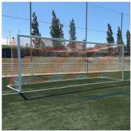 Buts de foot à 11 à sceller en aluminium diam. 102 mm