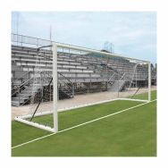 Buts de foot à 8 transportable en aluminium diam. 90 mm