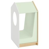 Cabane bois et mousse 82 x 60 x 126 cm