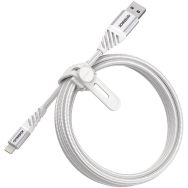 Câble Premium tressé et renforcé USB-C à Lightning 1m blanc
