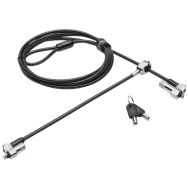 Câble de sécurité 1.8 m NanoSaver Keyed Twin - Kensington
