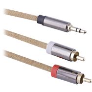 Câble jack 3.5 mm mâle vers 2 RCA mâle Rope