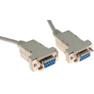 C&acirc;ble null modem DB9F/F 5M