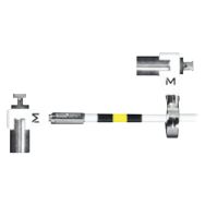 Câble sécurité double rotation 1.8m Slim Twin Rotating Mobilis