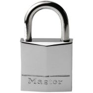 Cadenas à clé en laiton massif nickelé 639EURD - Master Lock