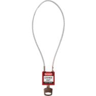 Cadenas de sécurité compact Rouge 40cm -varié