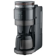 Cafetière filtre 8 tasses avec broyeur Noire - Inox 4831 -900W-Severin