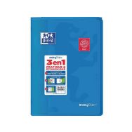 Cahier easybook 96 pages agrafées A4 grands carreaux seyès - Oxford