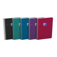 Cahier Smart Spirale 155x215 160P Q5/5 assorti Intense
