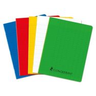 Cahier agrafé 17 x 22 cm 96p séyès 70g PP - Conquérant