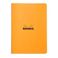 Cahier orange piqué petits carreaux - Rhodia