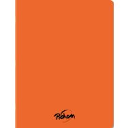 Cahier polypropylène 96 pages seyes 24x32 cm 80g orange