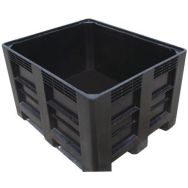 Caisse palette 3 semelles 1200x1000x760 mm noir
