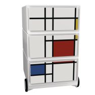 Caisson Easy Office Décor 3 tiroirs rangement - Meet By Paperflow