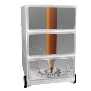 Caisson Easy Office Décor 4 tiroirs rangement - Meet By Paperflow