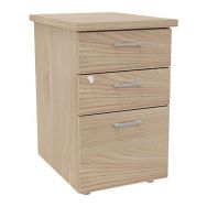 Caisson hauteur bureau IDEA bois profondeur 80 cm - Quadrifoglio