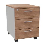 Caisson mobile IDEA bois 3 tiroirs - Quadrifoglio