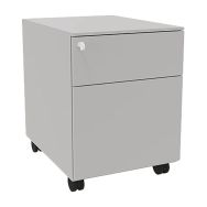Caisson mobile IDEA métal 2 tiroirs - Quadrifoglio