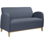 Canapé 2 places Marsan pied hêtre tissu polyester - GGI