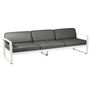 Canapé 3 places Bellevie coussins gris graphite - Fermob
