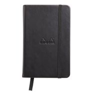 Carnet avec élastique uni 9 x 14 cm - Rhodia