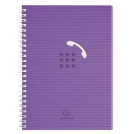 Carnet d'adresses Linicolor - Lot de 5 assortis - Exacompta