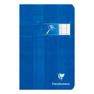 Carnet piqué déficients visuels 11x17cm 96p séyès noir 2,5mm 10/10